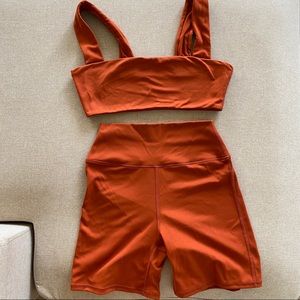 WE WORE WHAT work out set